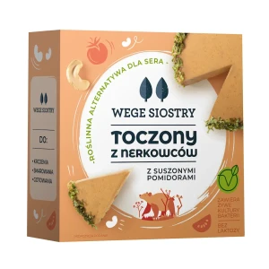Produkt seropodobny Toczony z  suszonymi pomidorami 140g Wege Siostry