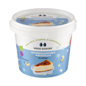 Smarowaniec Kremowy wegański odpowiednik sera twarogowego na SERNIK 750g Wege Siostry 