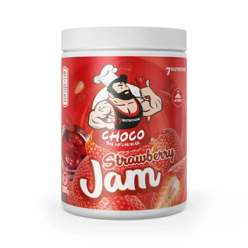 JAM Strawberry Big Pack 1kg dżem truskawkowy bez dodatku cukru z erytrolem 7Nutrition