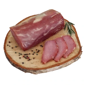 Polędwica łososiowa dojrzewająca bez azotynów ok 800g Wędzarnia Dunikowscy