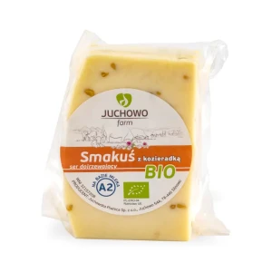 Ser żółty Smakuś z KOZIERADKĄ BIO ok 250g na bazie mleka A2 Juchowo Farm