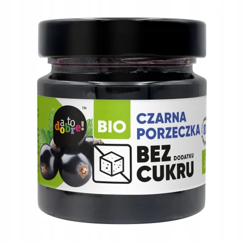Konfitura Porzeczka BIO bez dodatku cukru 195g  AToDobre
