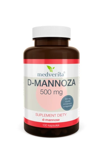 D-mannoza w kapsułkach 500mg 100 kaps Medverita