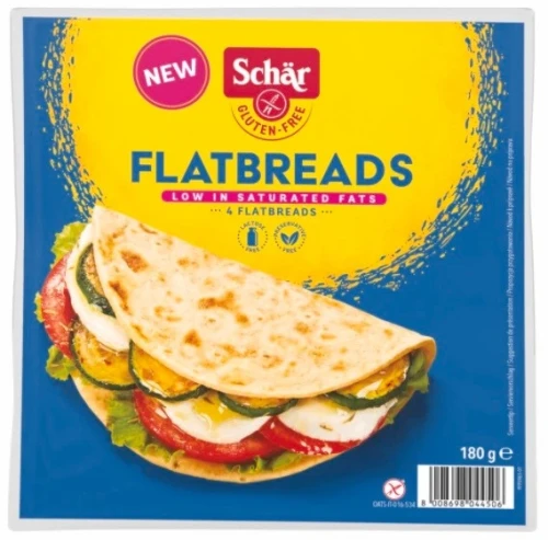 Tortilla FlatBreads bezglutenowa 4szt 180g. Schar