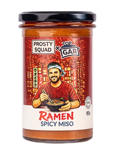 Ramen Spicy Miso w słoiku 460g Prosty Squad