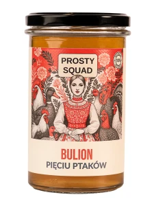 Bulion z Pięciu Ptaków w słoiku 460g Prosty Squad