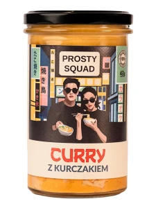 Curry z kurczakiem w słoiku 460g Prosty Squad