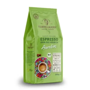 Kawa ziarnista Espresso 100% Arabica BIO 1kg Tempelmann