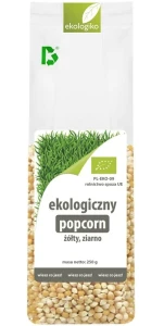 Popcorn ziarno żółtej kukurydzy BIO 250g Ekologiko