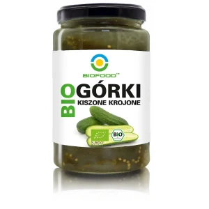 Ogórki kiszone krojone BIO bezglutenowe 750g BioFood