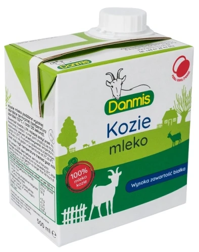 Mleko kozie 2,5% tłuszczu 500 ml DANMIS