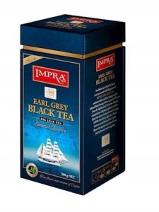 Herbata czarna liściasta Earl Grey 200g IMPRA TEA