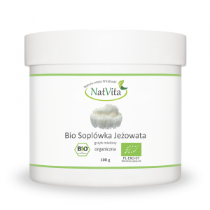 Soplówka jeżowata grzyb mielony BIO 100 g