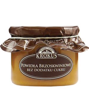 Powidła brzoskwiniowe bez dodatku cukru 310 g  KROKUS