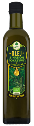 Olej z nasion pokrzywy BIO 250 ml Dary Natury