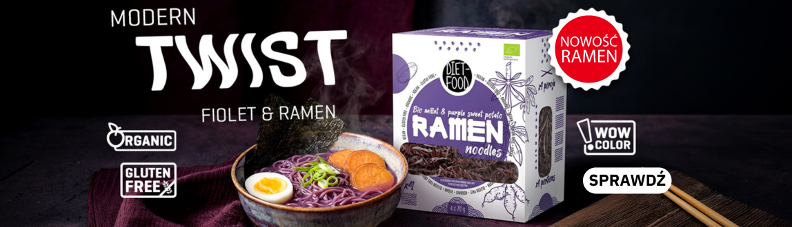 Mkaron Ramen fioletowy