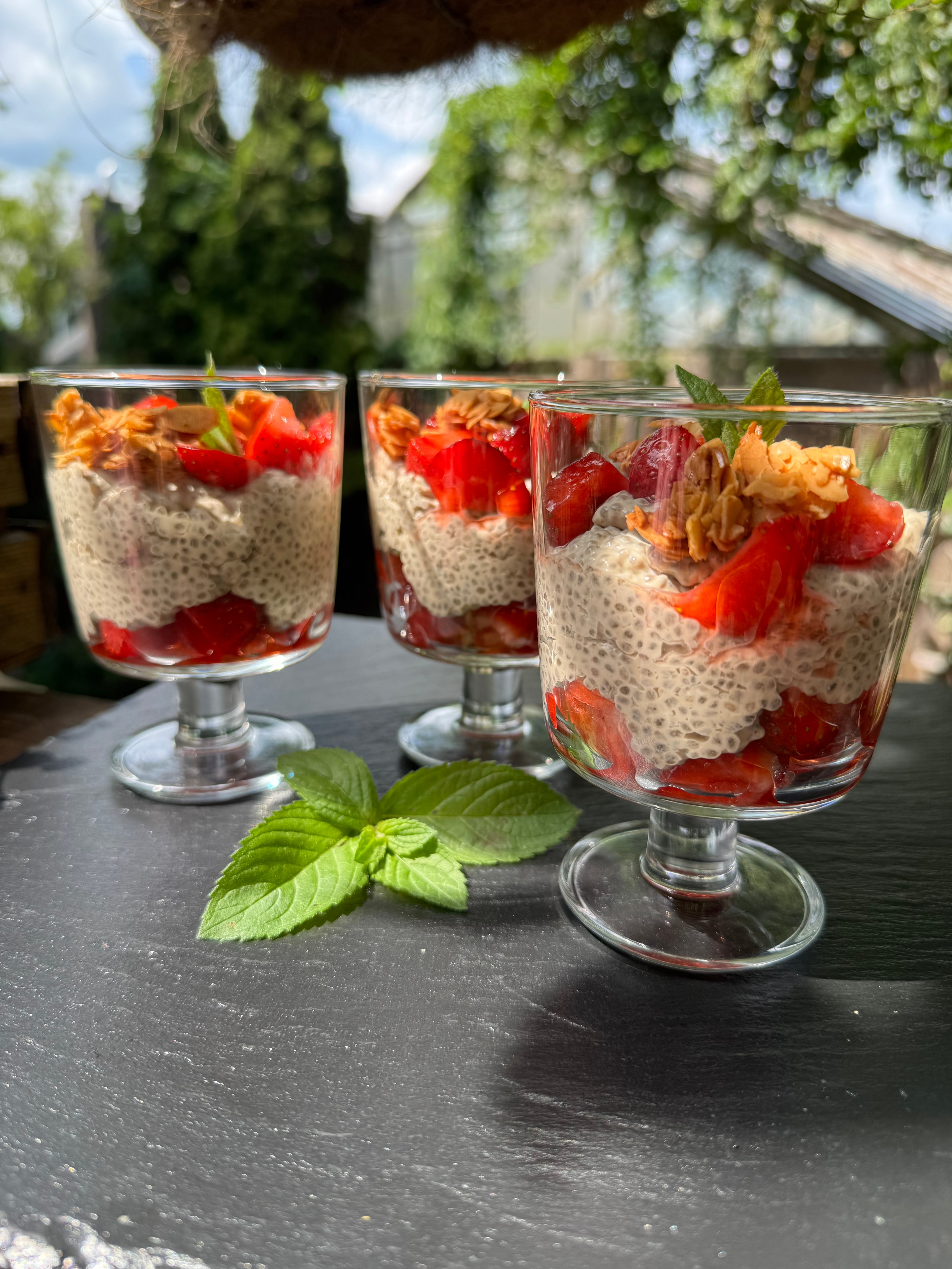 Keto deser kawowy z nasionami chia